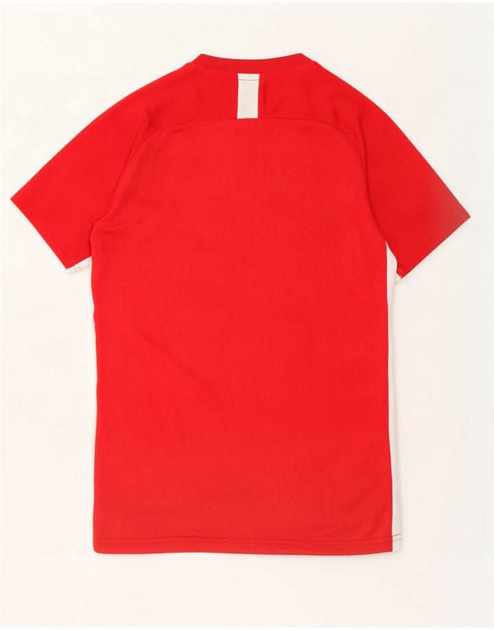 Tricou Nike Dri Fit pentru bărbați Top mic, roșu, poliester color bloc