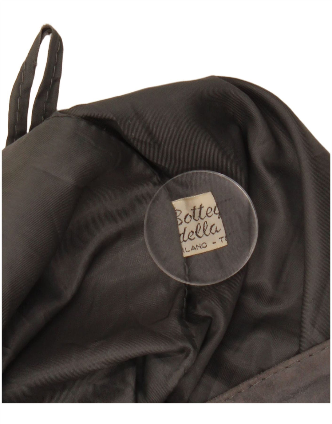 Fusta de piele intoarsa pentru femei VINTAGE IT 44 W27 L26 gri