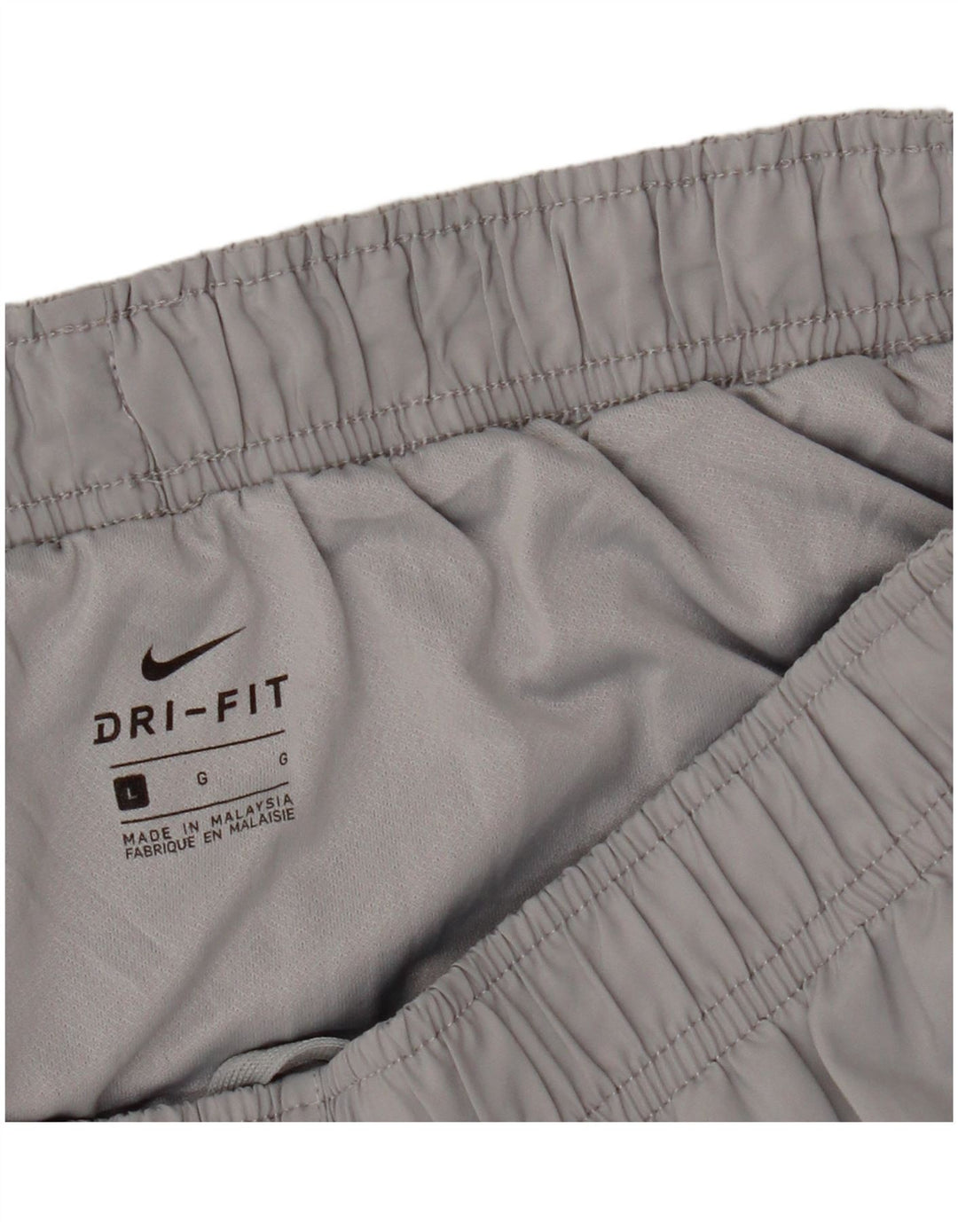 Pantaloni scurti sport NIKE Dri Fit pentru femei UK 14, mari, gri