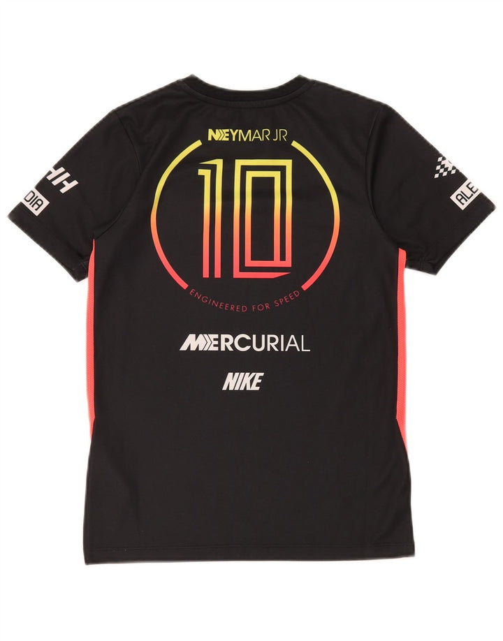Tricou grafic NIKE Mercurial pentru băieți Top 10-11 ani Poliester negru mediu