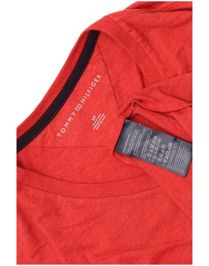 Tricou Tommy Hilfiger pentru bărbați Top mic, roșu, bumbac