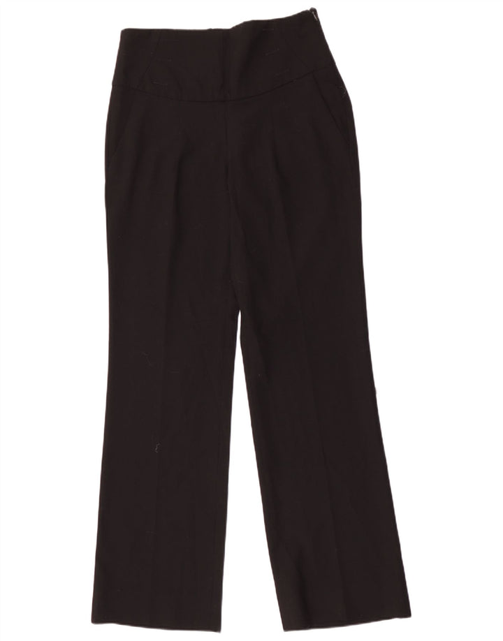 Pantaloni Drepți Casual Zara Femei Mediu L28 L32 Negru