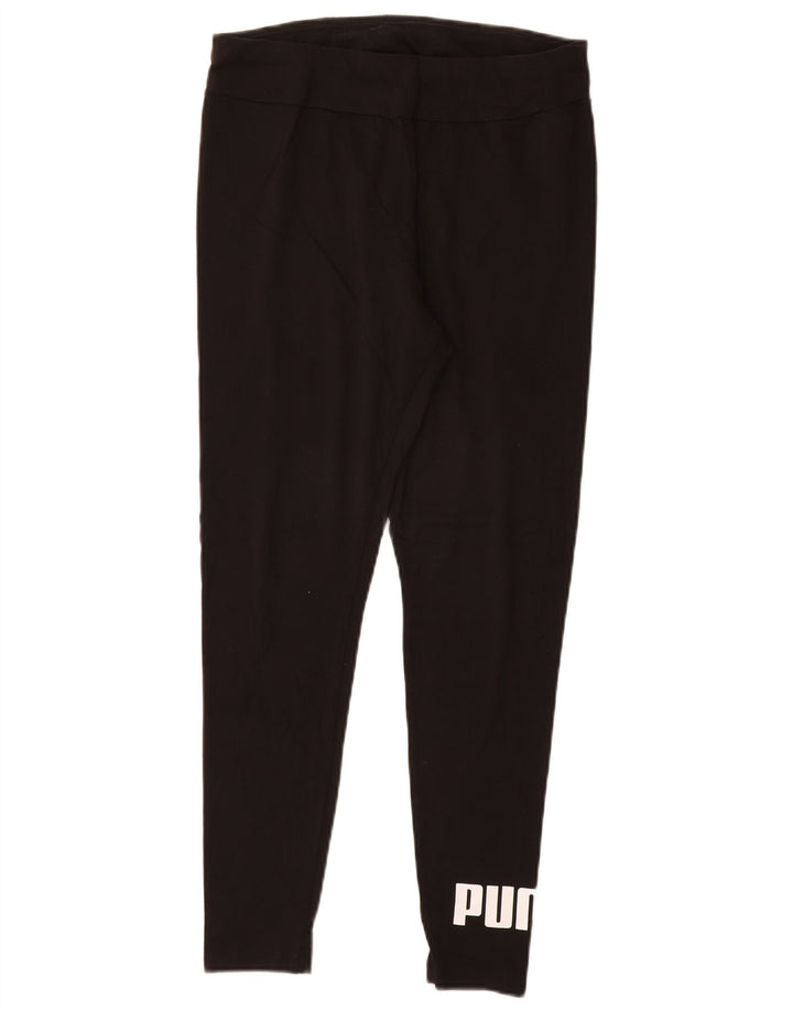 Leggings grafic PUMA pentru femei UK 14, mare, negru, bumbac