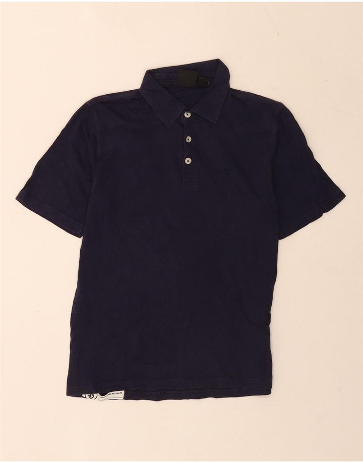 Tricou polo pentru băieți Volcom 13-14 ani, mare, albastru bleumarin, bumbac