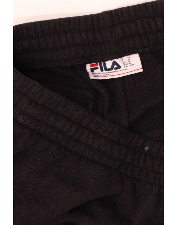 Pantaloni de trening Fila Barbati Joggeri Bumbac Negru Mediu