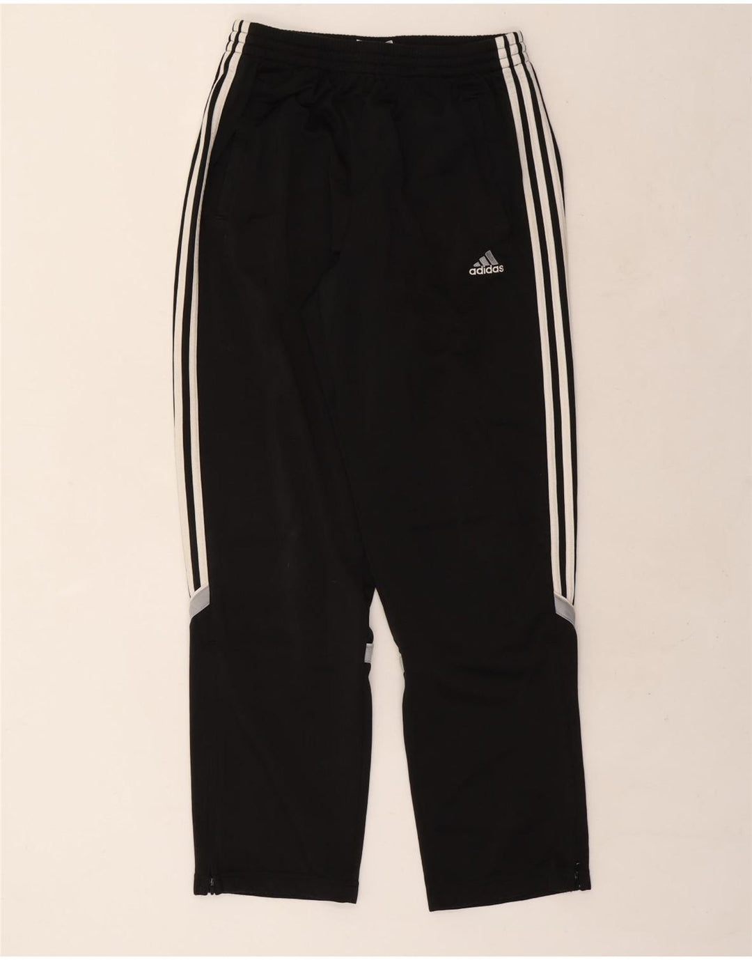 Pantaloni de trening ADIDAS pentru bărbați UK 38/40 Poliester mediu negru