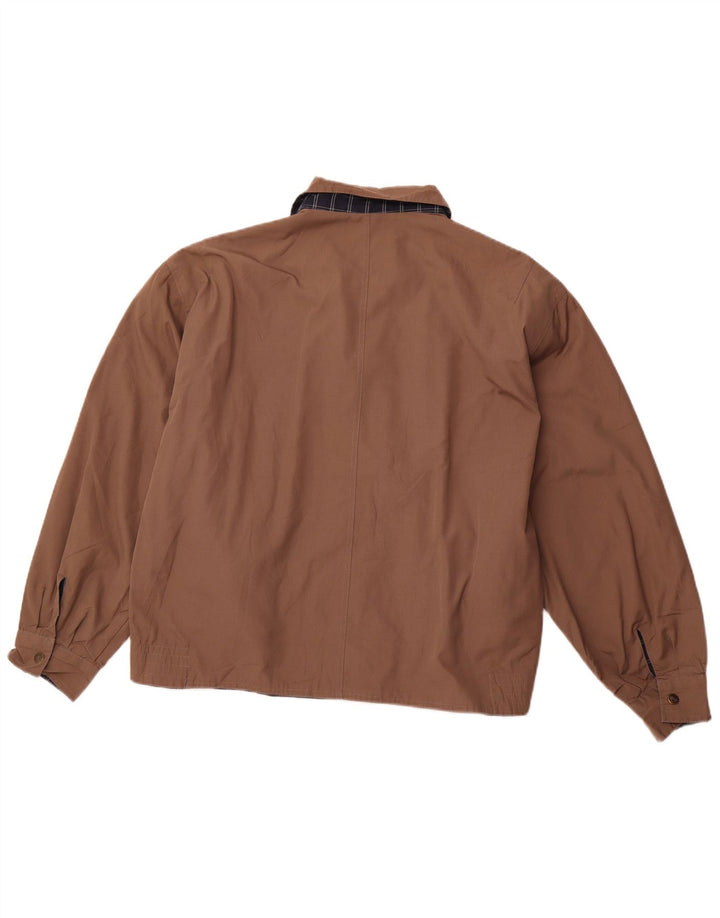 Jachetă reversibilă pentru bărbați VINTAGE UK 40, mare, maro, din poliester