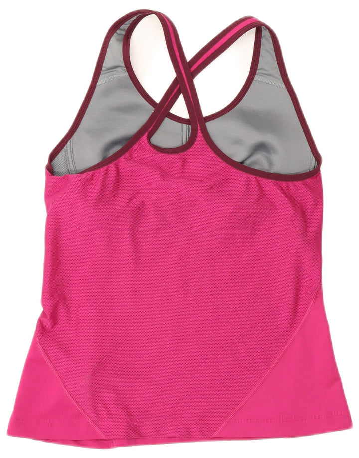 Vesta Nike Dri Fit Top pentru femei UK 14, mare, roz, poliester