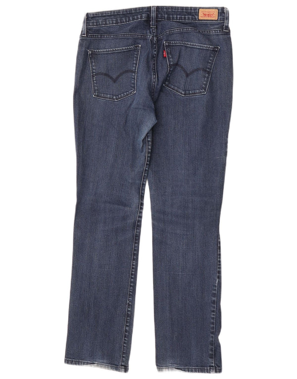 Blugi drepti Levi's pentru femei 552 cu talie medie US 6 Medium W28 L28 Bumbac albastru