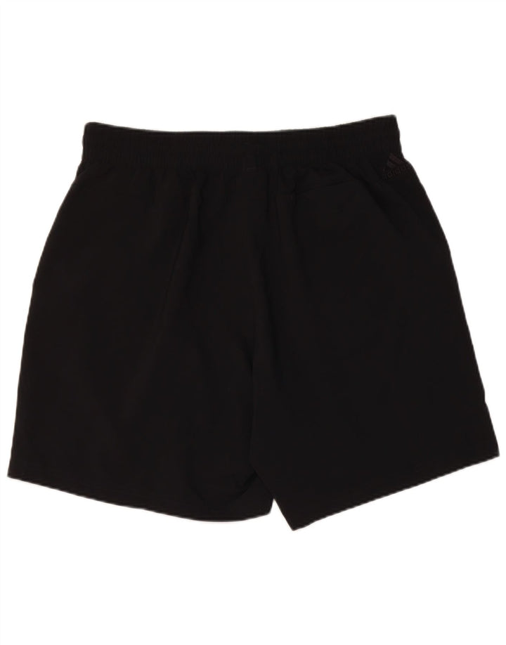 Pantaloni scurți sport grafic pentru bărbați Adidas XL poliester negru