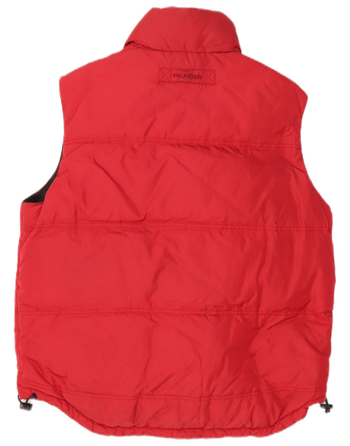 Gilet căptușit reversibil pentru bărbați Tommy Hilfiger UK 38 Poliester roșu mediu