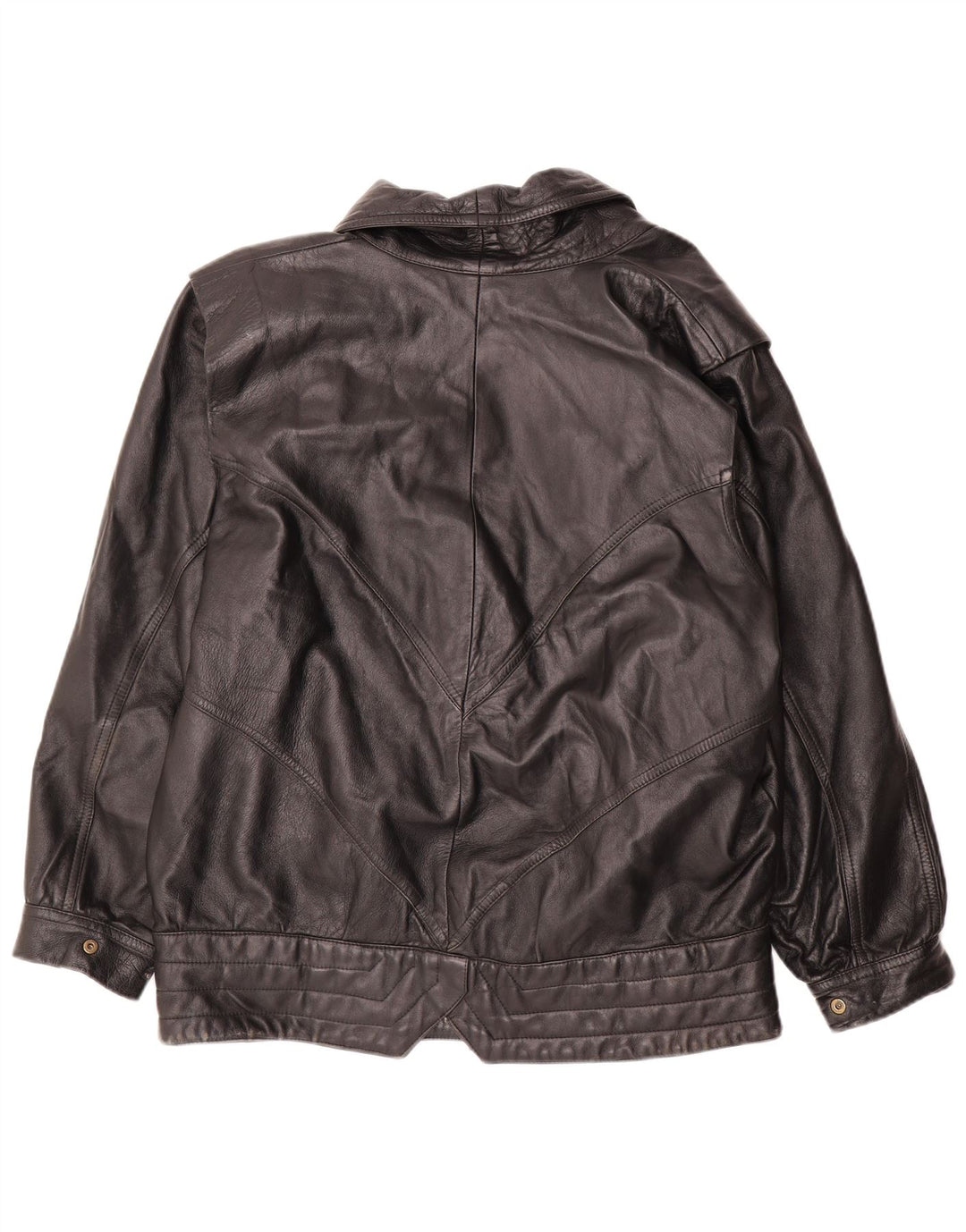 PELLETTERIA Jachetă de piele pentru femei UK 20 2XL Piele neagră