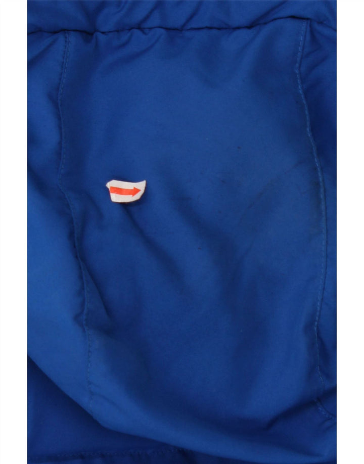 Gilet căptușit reversibil cu glugă ADIDAS UK 42 XL Albastru