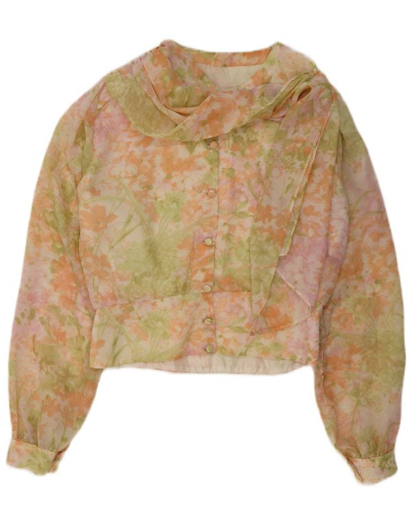 Set fuste vintage pentru femei 2 piese UK 14 Medium W30 Multicolor Floral