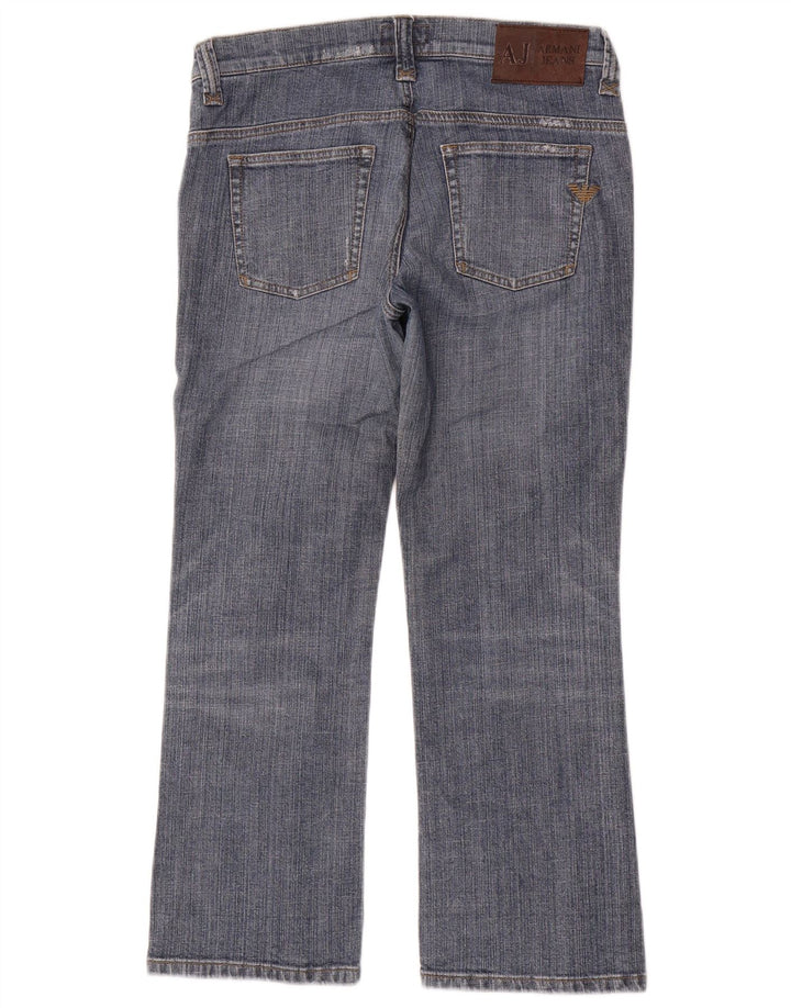 Blugi drepti pentru femei Armani W28 L26 Bumbac albastru