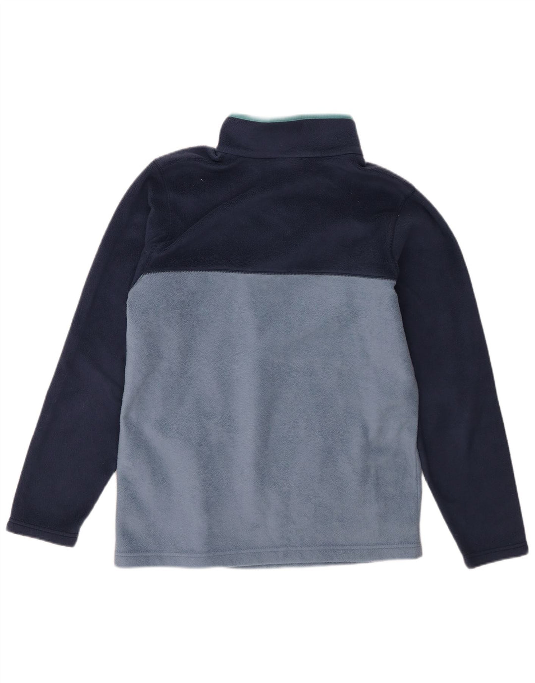 Pulover Columbia pentru bărbați, cu fermoar, cu gât, mediu, bleumarin, color block