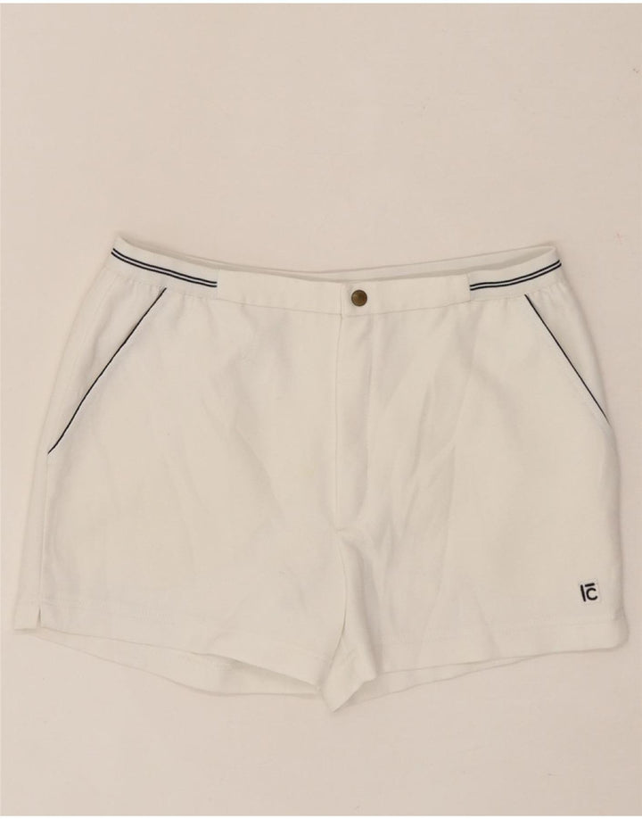 VINTAGE Womens Chino Shorts W30 Medium White Vintage Vintage and Second-Hand Vintage from Messina Hembry 