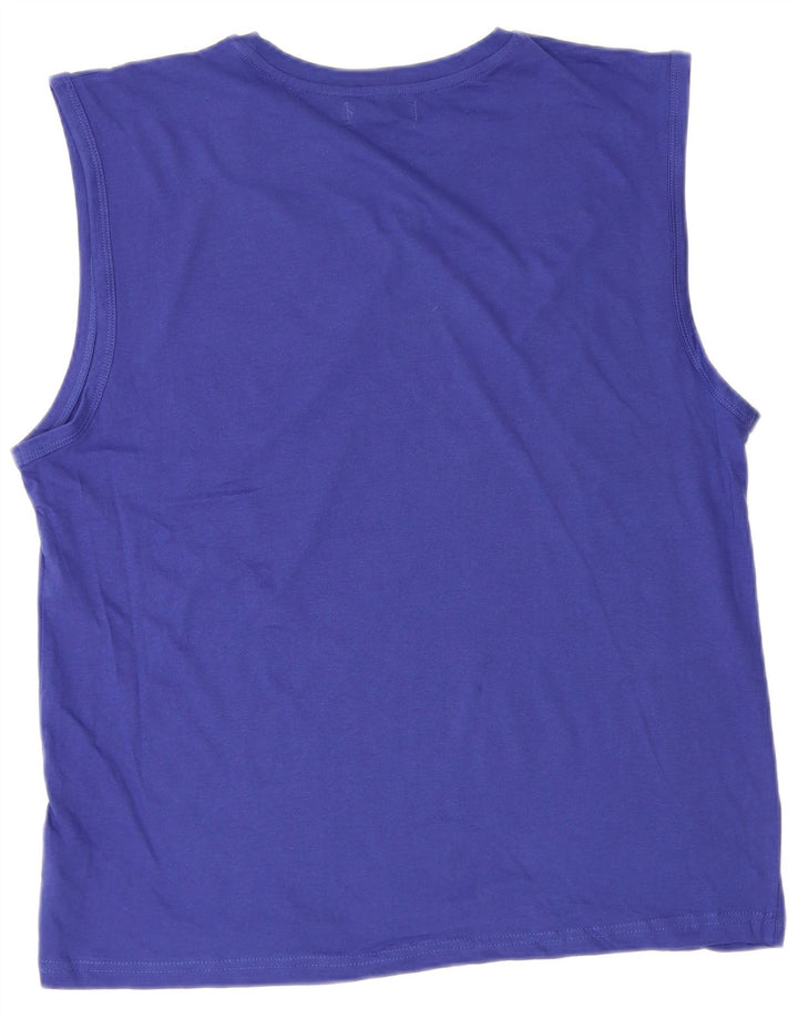 Pierre Cardin Bărbați Vest Vest Top 2XL Bumbac Albastru