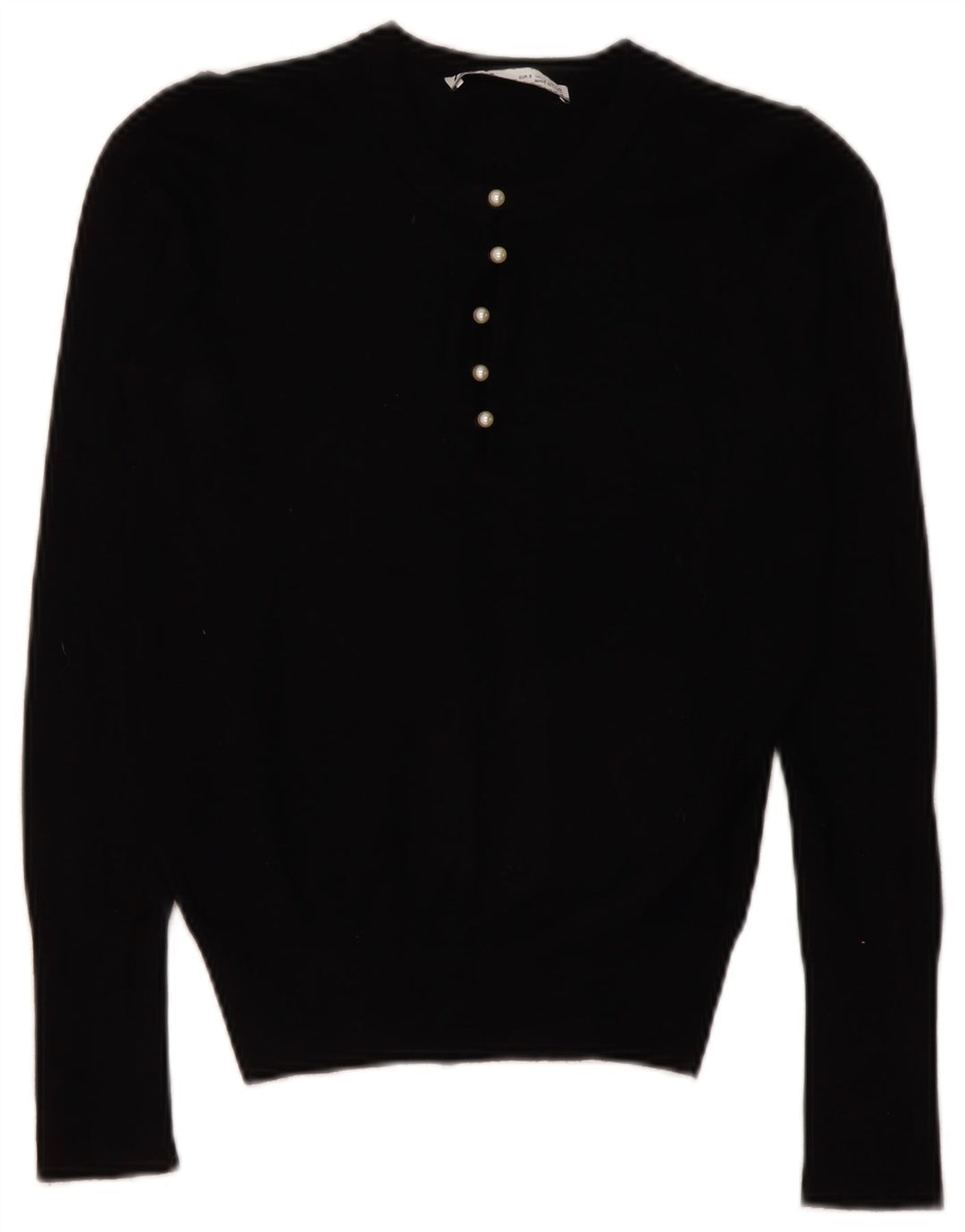 Pulover pentru damă Zara, cu gât turnut, UK 10 Mic Negru