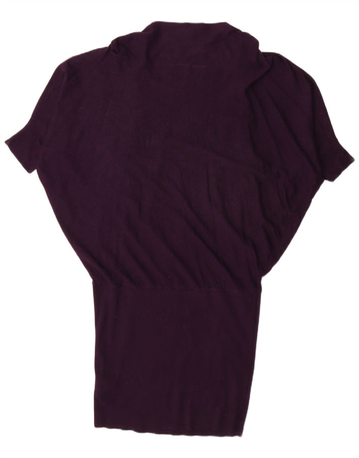 Phase Eight Rochie Jumper cu mânecă scurtă supradimensionată pentru femei UK 12 Mov mediu
