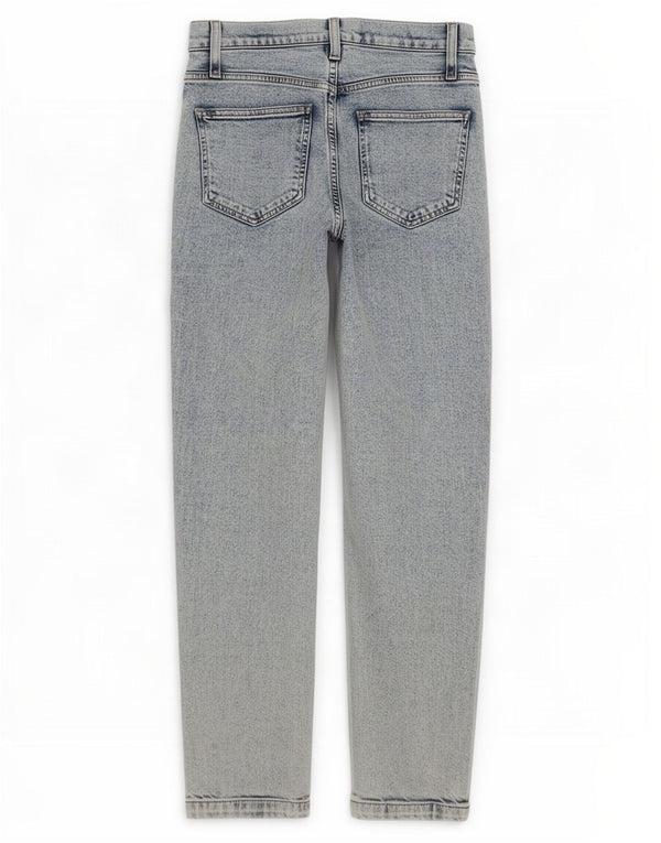 Calvin Klein Blugi conici pentru femei Mom cu talie înaltă L27 L27 Albastru