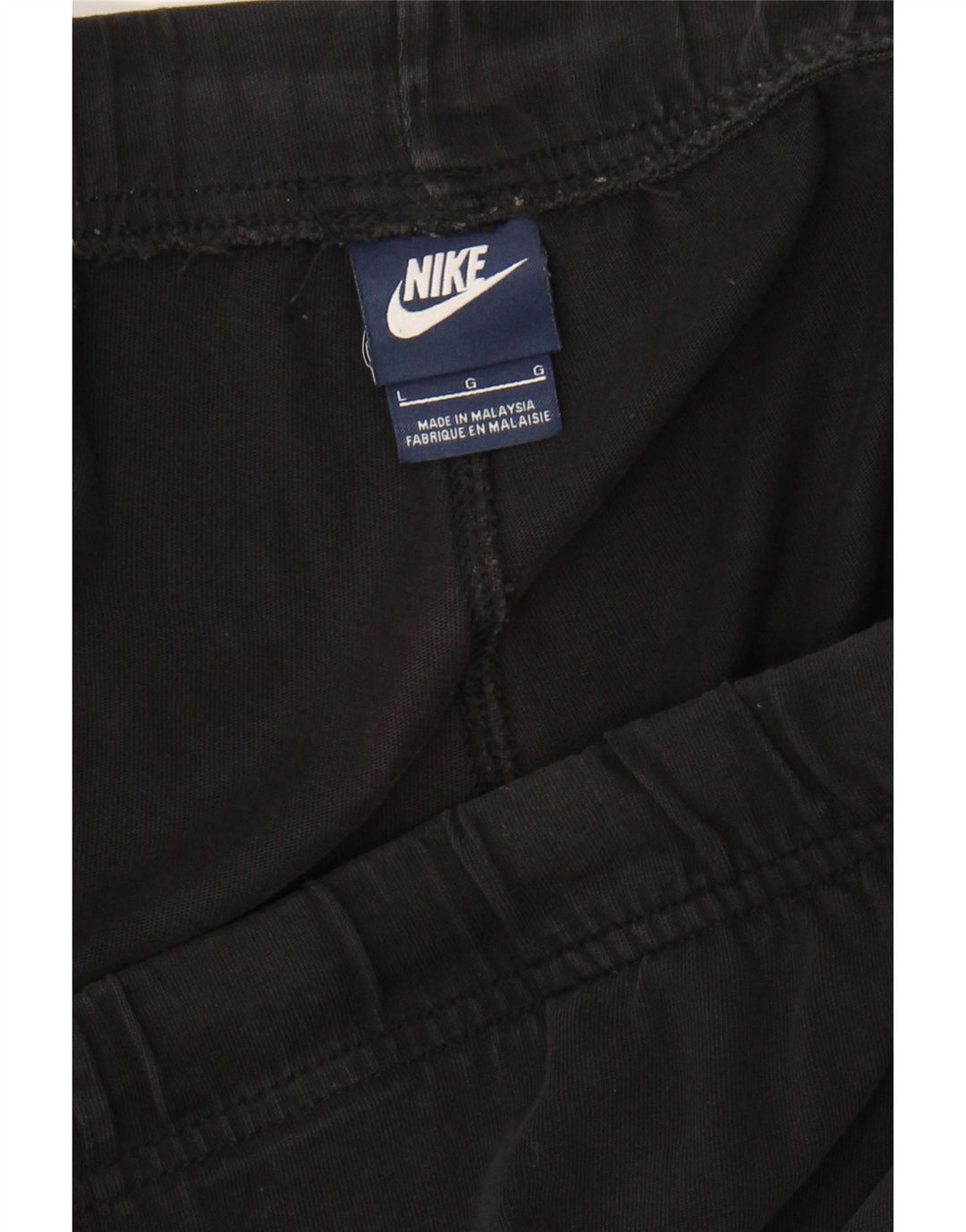NIKE Mens Sport Shorts Large  Black Cotton Vintage Nike and Second-Hand Nike from Messina Hembry 