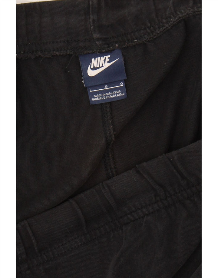 NIKE Mens Sport Shorts Large  Black Cotton Vintage Nike and Second-Hand Nike from Messina Hembry 