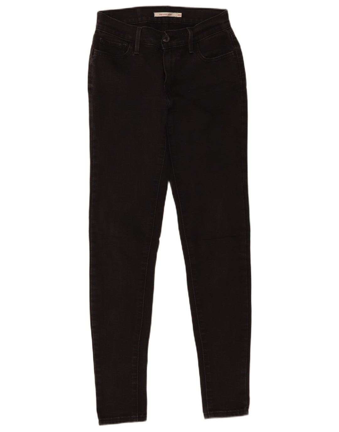 Blugi Levi's 710 Super Skinny pentru femei W26 L30 negri
