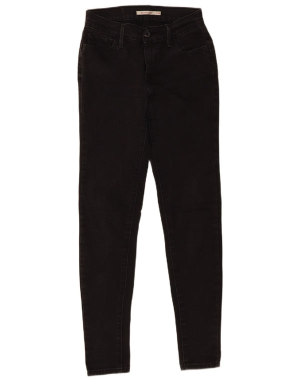 Levi's Womens 710 Super Skinny Jeans W26 L30 Black