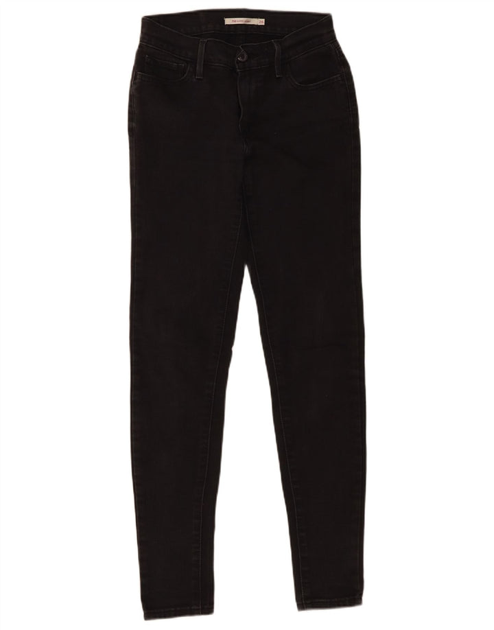 Blugi Levi's 710 Super Skinny pentru femei W26 L30 negri