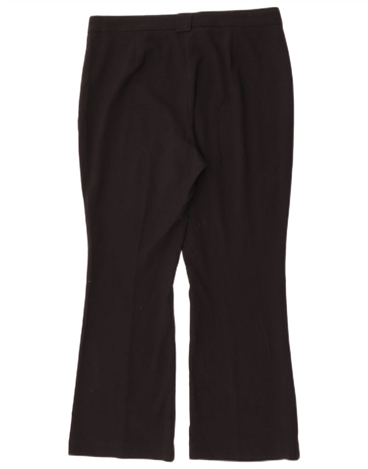 Pantaloni de costum Bootcut pentru femei Marks & Spencer UK 12 Medium L30 L27 Negru