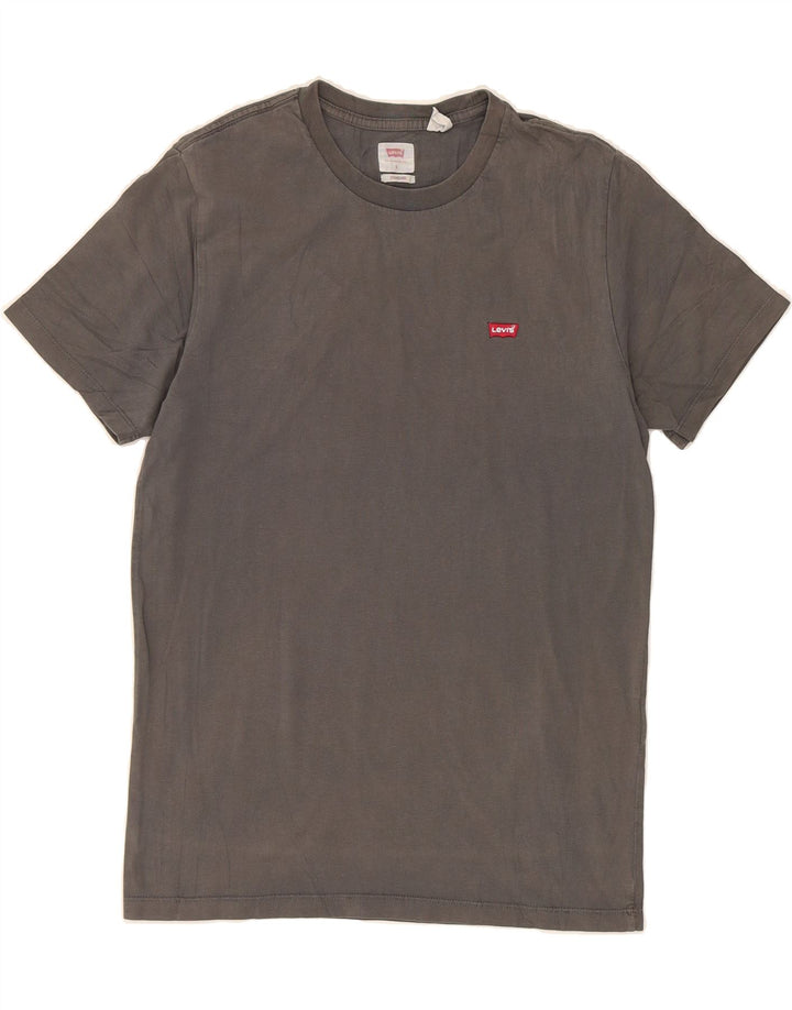 LEVI'S Mens Standard T-Shirt Top Small Grey Cotton Vintage Levi's and Second-Hand Levi's from Messina Hembry 