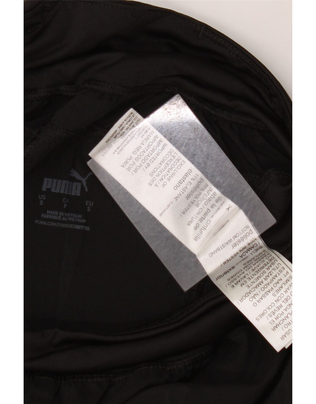 Pantaloni de trening PUMA pentru femei Joggeri UK 10 Poliester negru mic