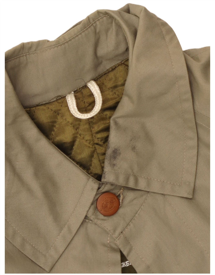 Trenci pentru bărbați vintage UK 36 Bumbac kaki mic