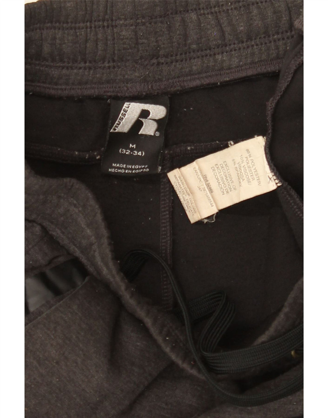 RUSSELL ATHLETIC Mens Sport Shorts Medium  Grey Polyester Vintage Russell Athletic and Second-Hand Russell Athletic from Messina Hembry 