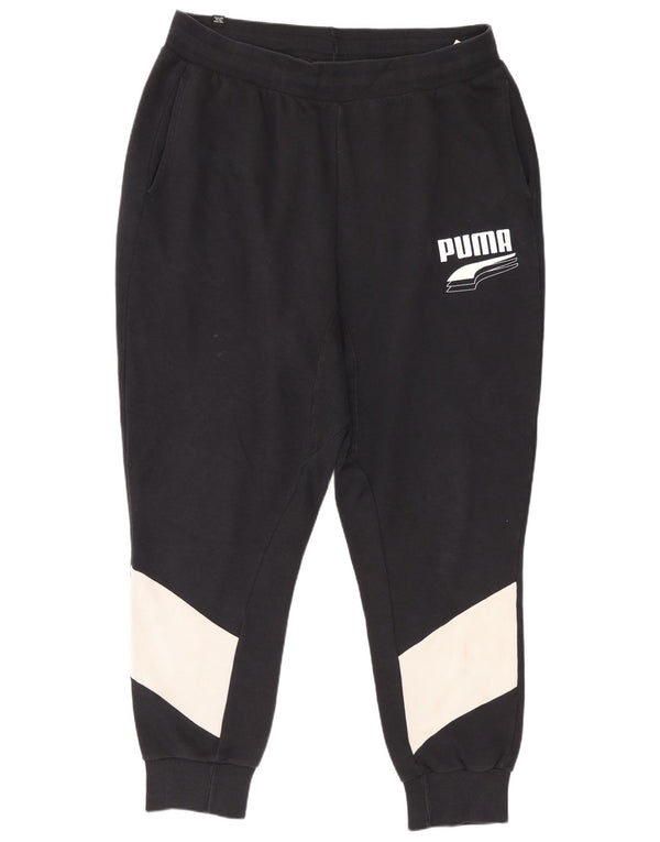 Pantaloni de trening Puma pentru bărbați Pantaloni de jogging XL, negru, bumbac, sport