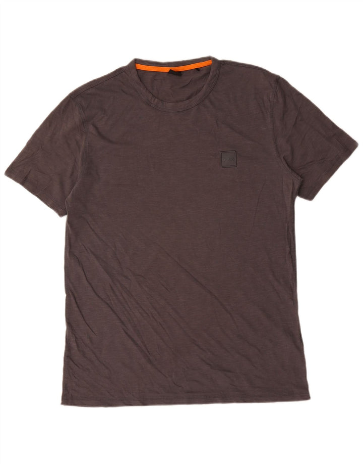 Tricou pentru bărbați Hugo Boss Top mare bumbac gri