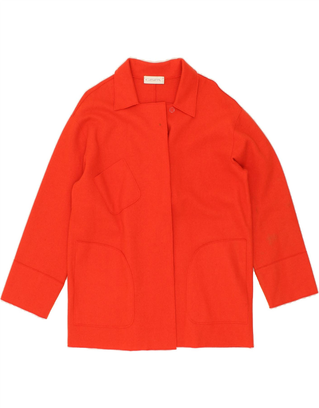 GISPA Womens Oversized Overcoat UK 12 Medium  Red Vintage Gispa and Second-Hand Gispa from Messina Hembry 