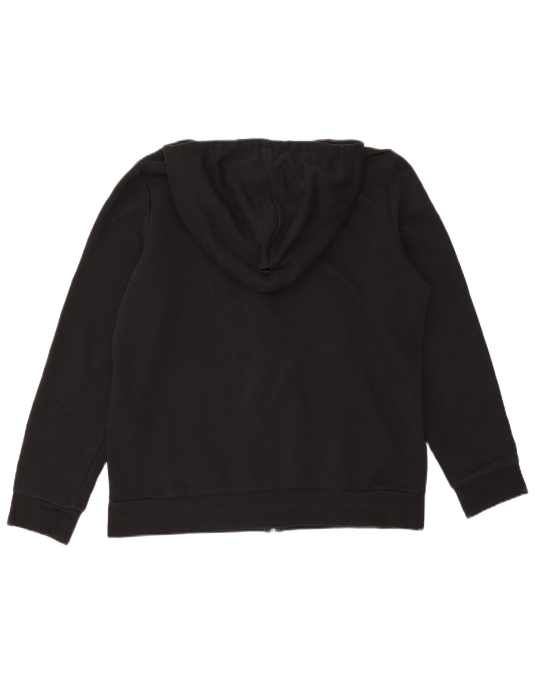 Pulover cu capotă cu fermoar și grafic Adidas pentru bărbați, mare, negru