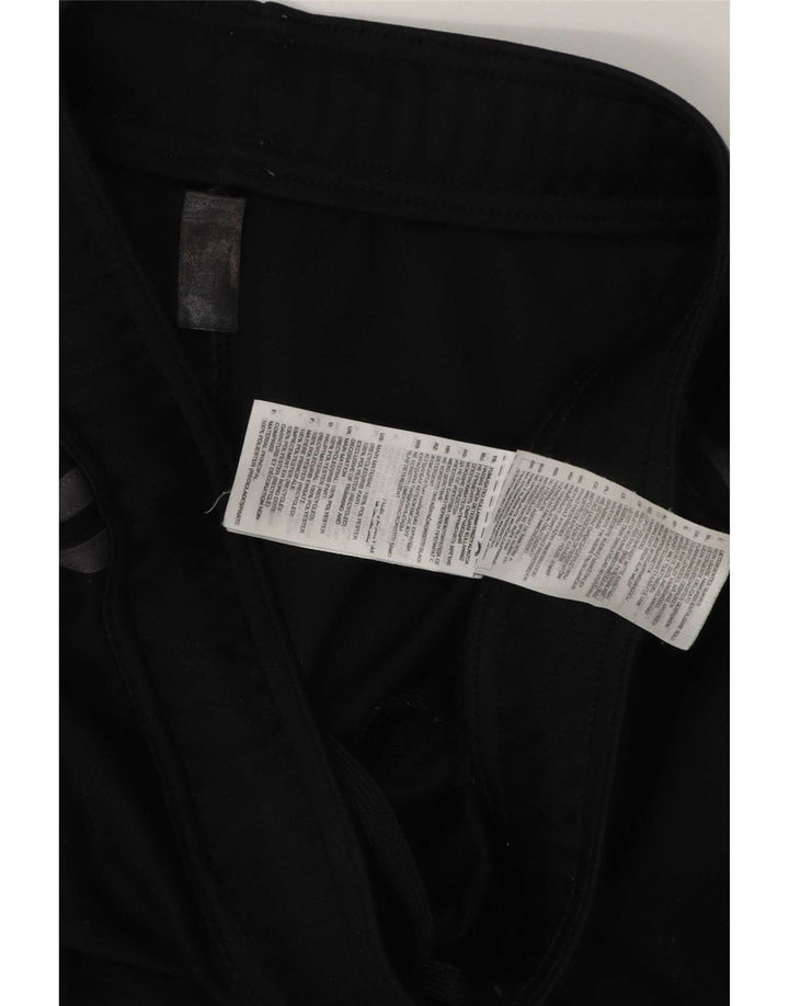 Pantaloni de trening Adidas pentru bărbați, poliester mediu negru