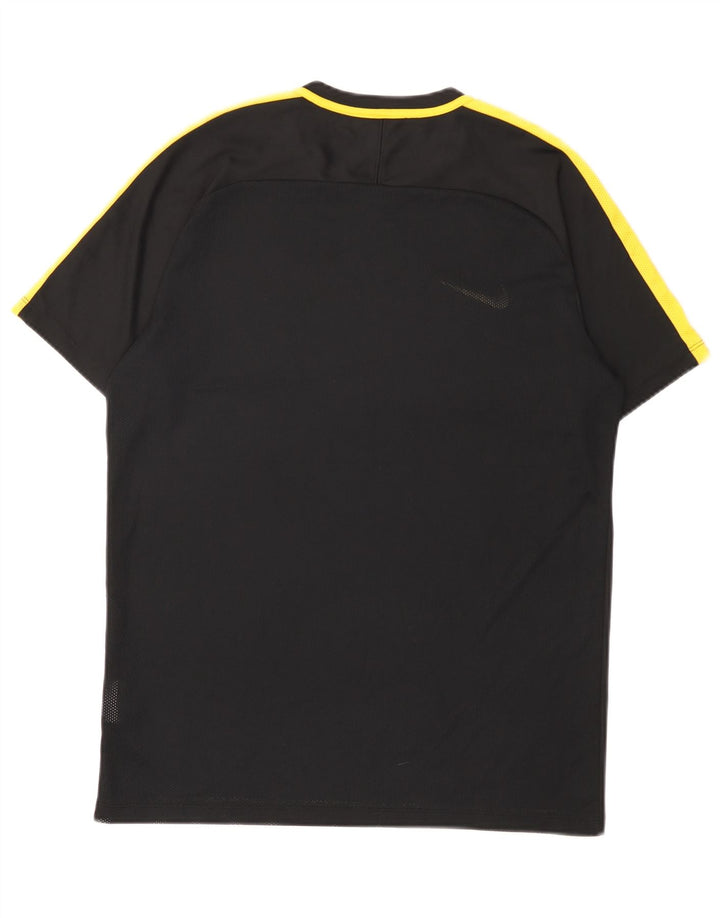 Tricou pentru bărbați Nike Dri Fit Top mare, negru, poliester color bloc
