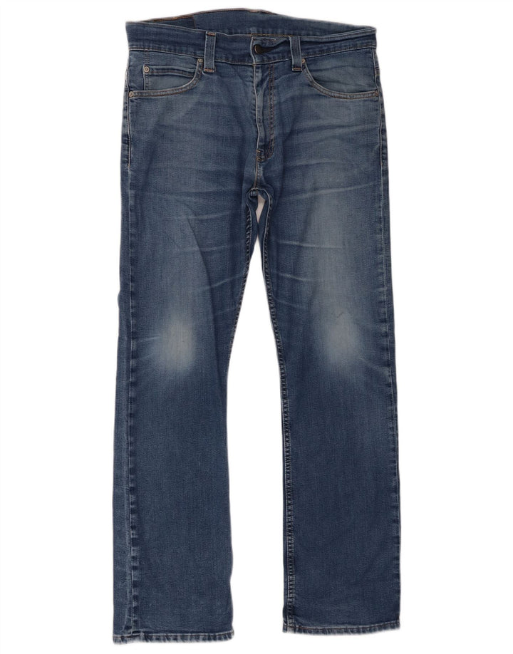 Blugi drepti pentru bărbați Levi's 506 W34 L32 Bumbac albastru