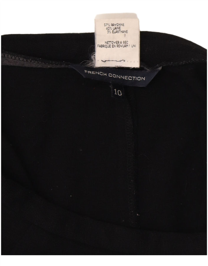 FRENCH CONNECTION Fusta A-Line pentru femei UK 10 Small W27 Black Viscose