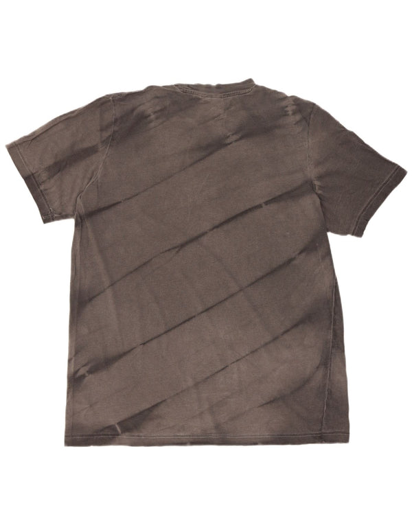 Tricou grafic pentru bărbați Adidas Top mare, gri Tie Dye Bumbac