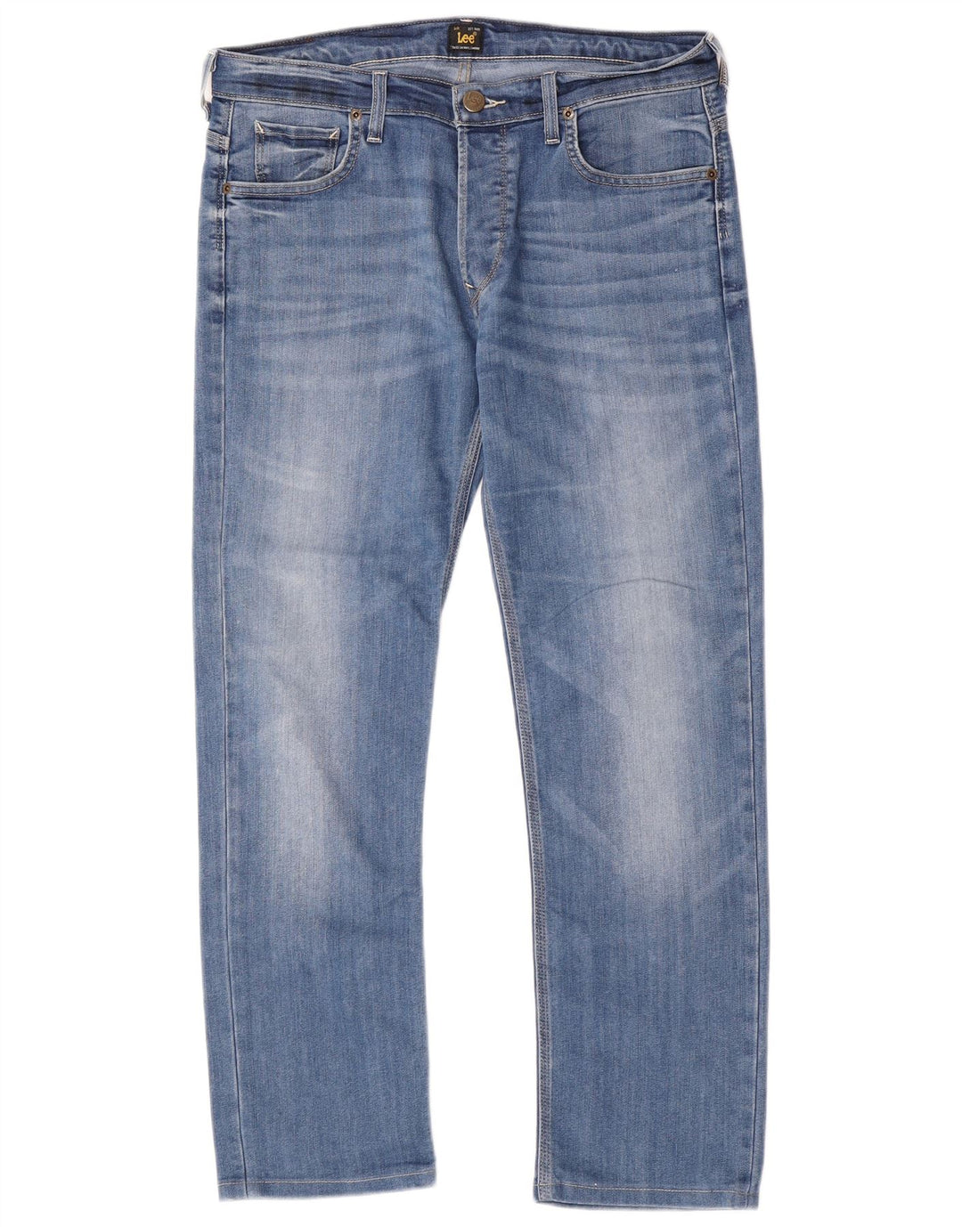 Blugi Lee Powell Slim pentru bărbați W34 L28 Bumbac albastru