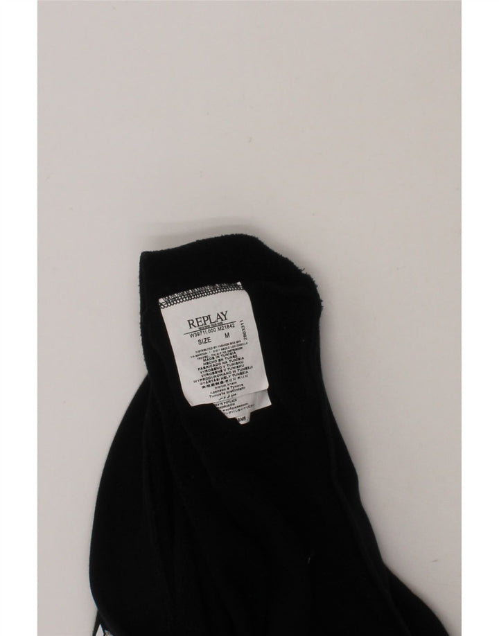 REPLAY Boys Graphic Sweatshirt Jumper 13-14 Years Medium  Black Cotton Vintage Replay and Second-Hand Replay from Messina Hembry 