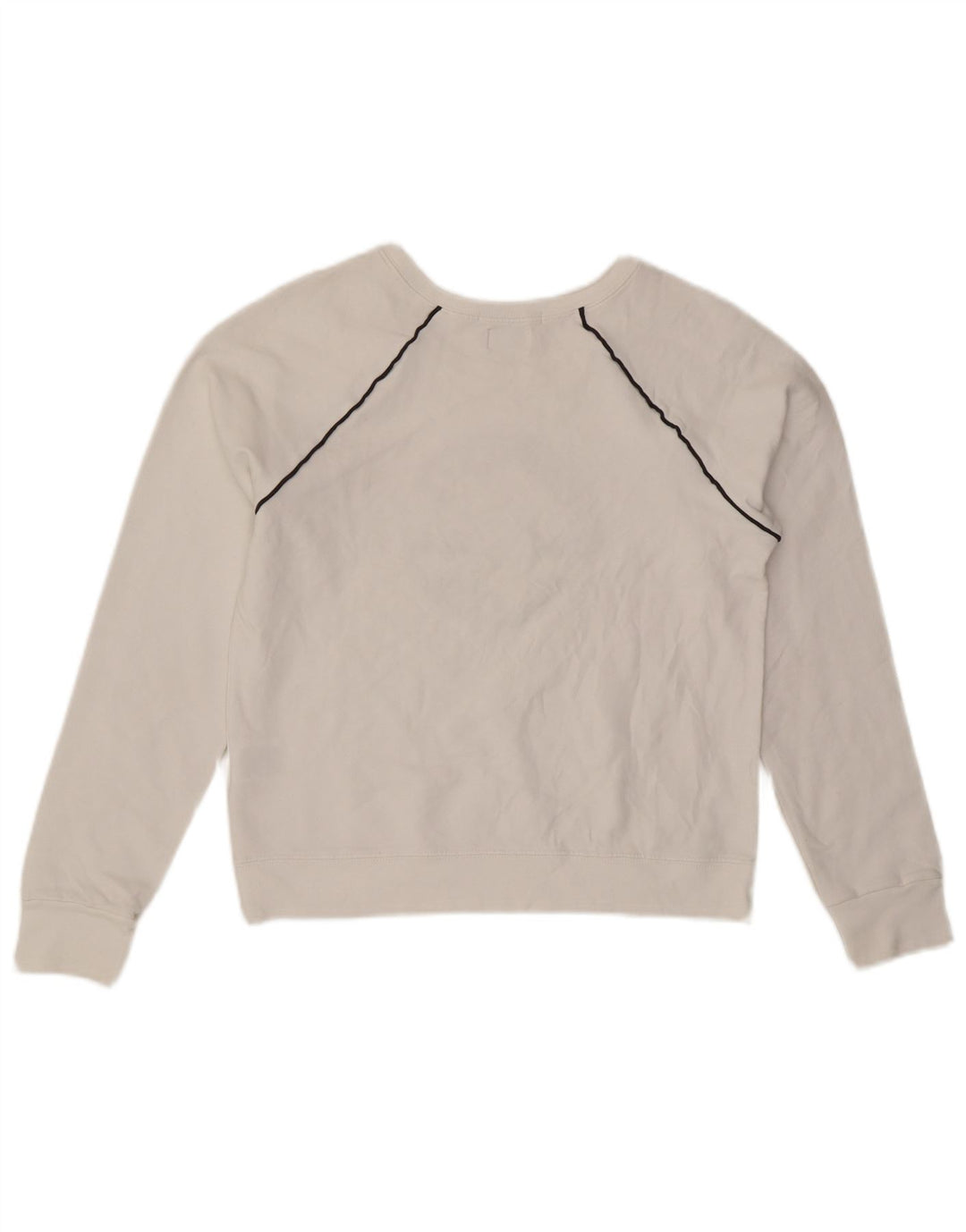 Pulover CONVERSE Chuck Taylor Crop pentru femei UK 12 Medium White