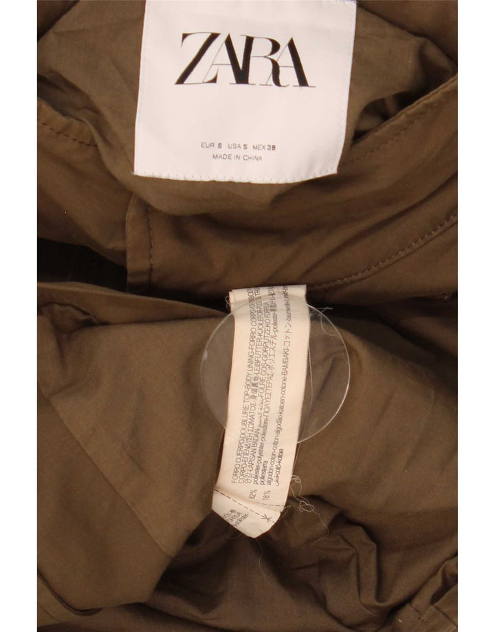 Jachetă pentru bărbați Zara UK 36 Poliester kaki mic