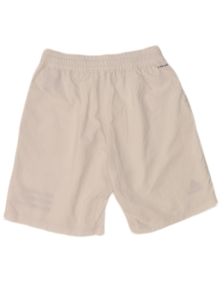 Pantaloni scurți Adidas Aeroready Sport pentru bărbați, poliester alb mediu