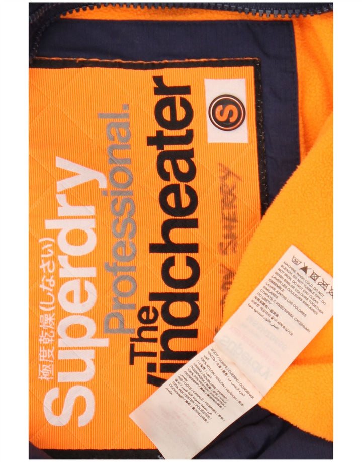 Jachetă Windbreaker pentru bărbați Superdry The Windcheater UK 36 Small Bleumarin